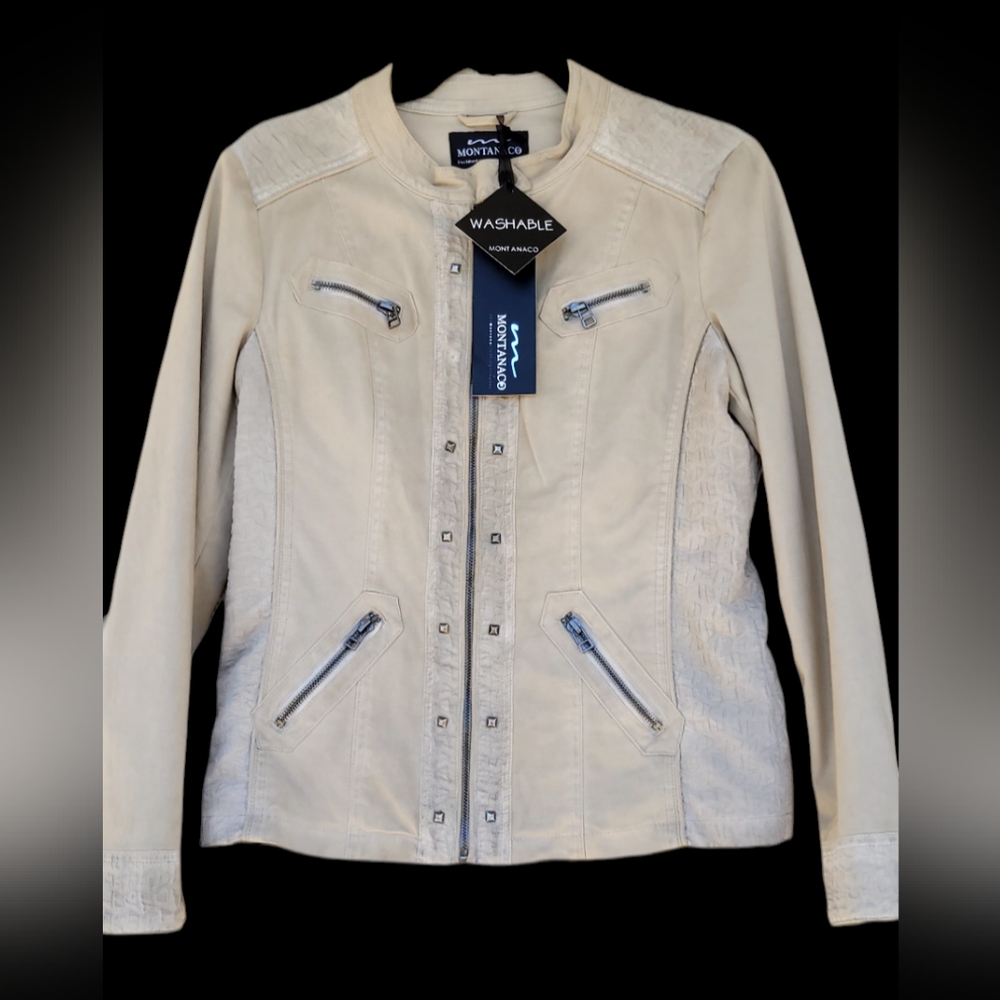 Montana Co. Tan Jacket, Size Small